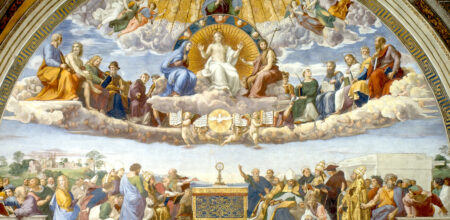 La Disputa del Sacramento di Raffaello Sanzio