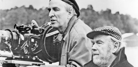 Igmar Bergman sul set