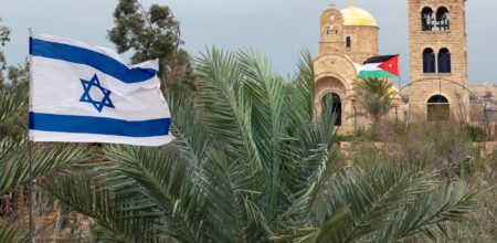 Temple of st. John the Baptist on the Jordan river.