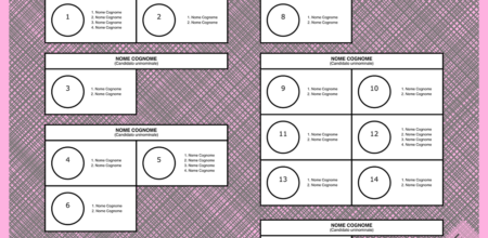 Fac-simile scheda elettorale 4 marzo 2018