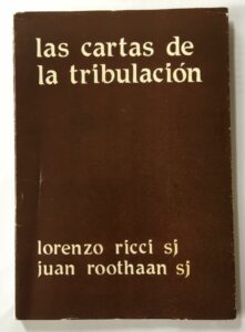 La copertina del volume "Las cartas de la tribulacion"