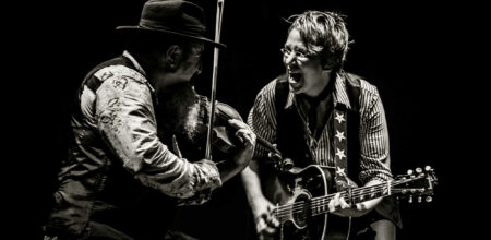 Michele Gazich e Mary Gauthier. Foto: michelegazich.it