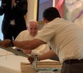 Papa Francesco con i gesuiti del Centro America (foto: Antonio Spadaro)