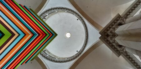 Sean Scully, Opulent Ascension, 2019, particolare. Abbazia di San Giorgio Maggiore, Venezia 2019