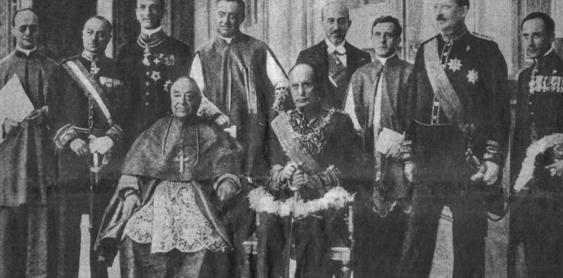 Mussolini, il cosiddetto «uomo della provvidenza»