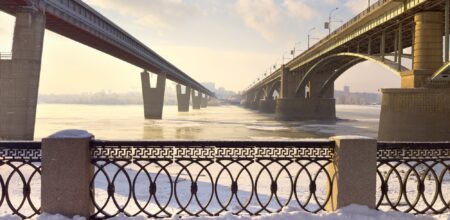 Bridges over the Ob in Novosibirsk