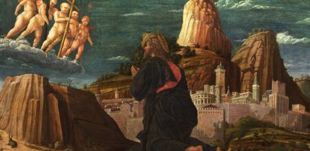 Andrea Mantegna, “Gesù nel Getsemani” (particolare)