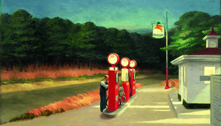 Edward Hopper, “Gas”, 1940.