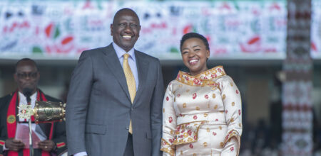 Il presidente William Ruto e sua moglie Rachel.