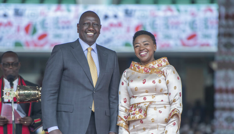 Il presidente William Ruto e sua moglie Rachel.