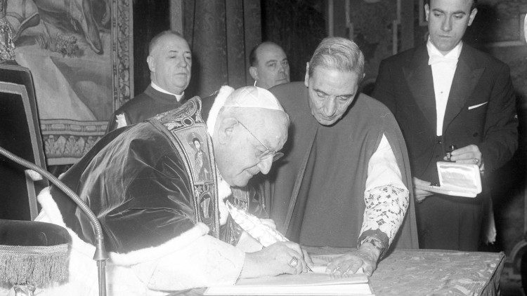 La solenne apertura del Vaticano II