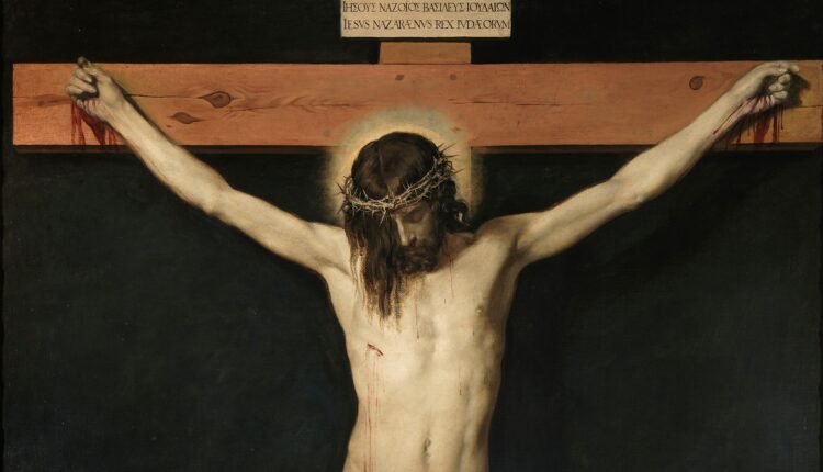 Diego Velázquez, “Cristo crocifisso” (particolare).