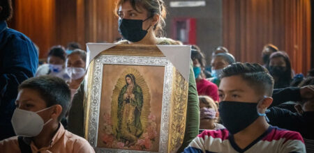 La Messa nel Santuario di Guadalupe per l'apertura dell'Assemblea ecclesiale.