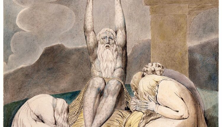 W. Blake, “La disperazione di Giobbe”.