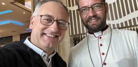 p. Antonio Spadaro e mons. Christian Carlassare.