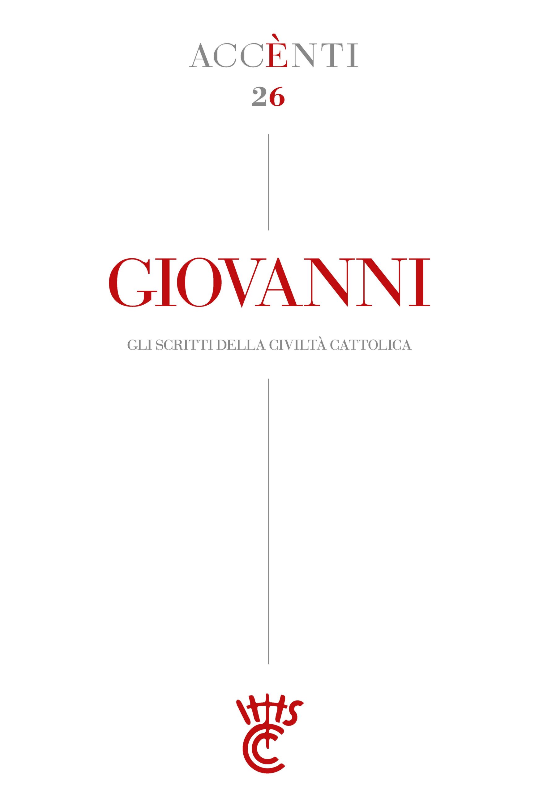 La copertina del volume "Giovanni".