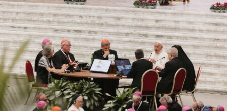 Un momento dei lavori dell’Assemblea sinodale 2023.