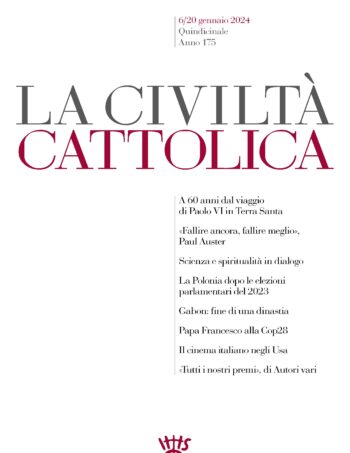 La Civiltà Cattolica n. 4165 (copertina)