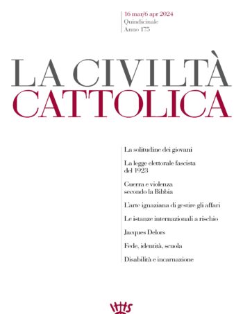 La copertina del n. 4170 della Civiltà Cattolica.