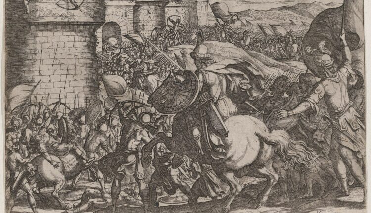 La morte di Abimelech nella battaglia di Tebe.