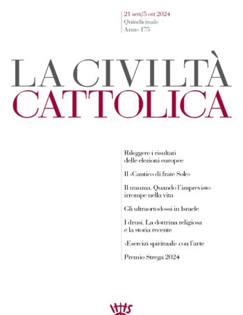 La copertina del n. 4182 della Civiltà Cattolica.