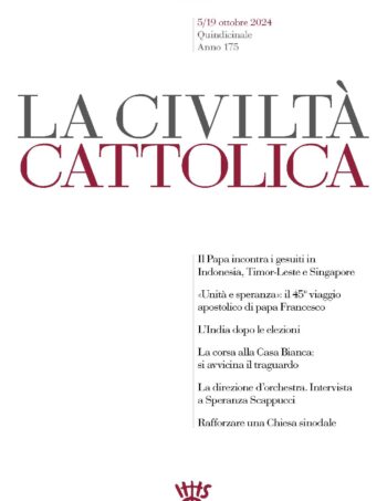 La copertina del n. 4183 della Civiltà Cattolica.