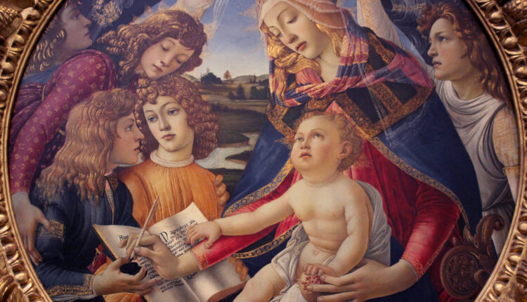 Madonna del Magnificat, Sandro Botticelli.