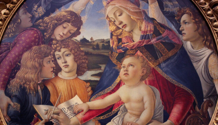 Madonna del Magnificat, Sandro Botticelli.