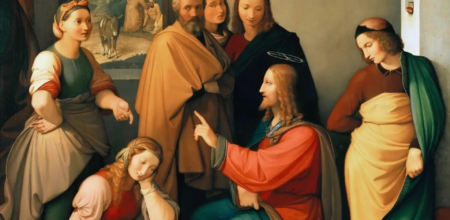 Cristo nella casa di Maria e Marta di Johann Friedrich Overbeck, 1816.