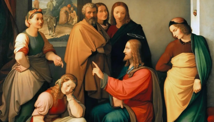 Cristo nella casa di Maria e Marta di Johann Friedrich Overbeck, 1816.
