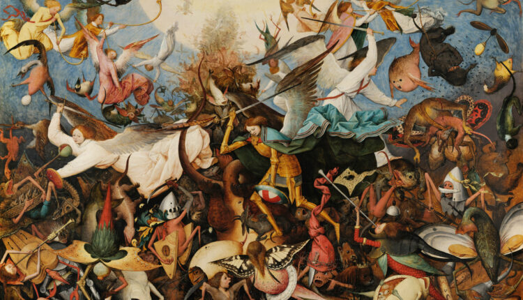 Caduta degli angeli ribelli di Pieter Bruegel il Vecchio, 1562.