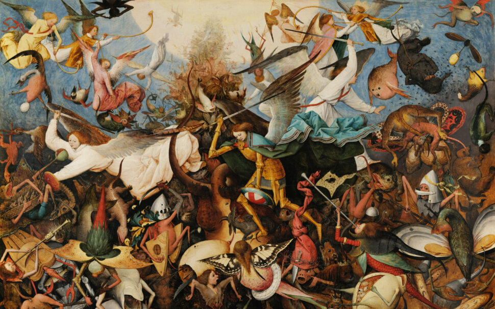 Caduta degli angeli ribelli di Pieter Bruegel il Vecchio, 1562.