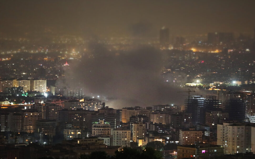 Attacco israeliano a Teheran all'alba di venerdì 13 giugno 2025 (Mehr News Agency/Wikimedia)