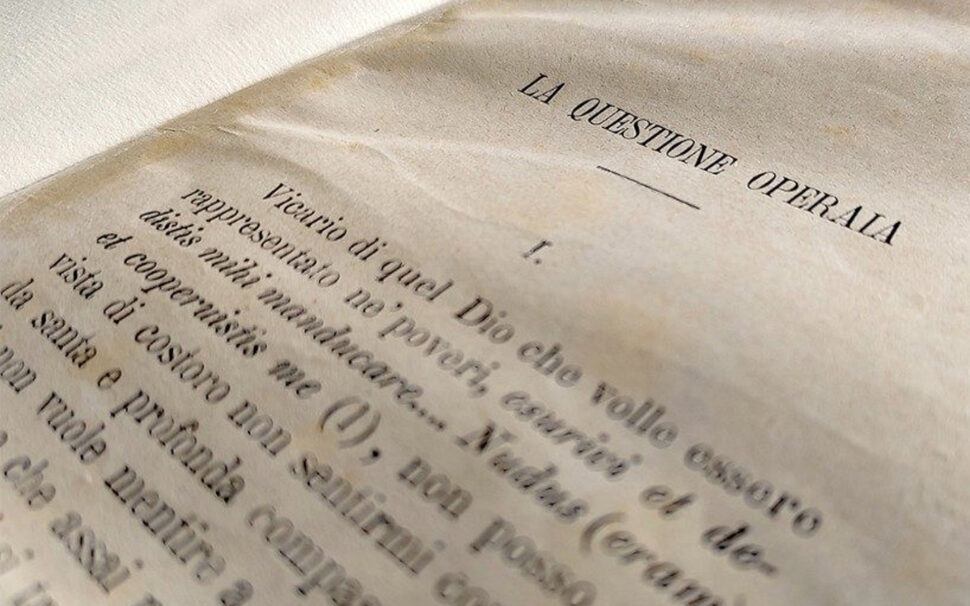 Rerum Novarum, I schema (Ⓒ Archivio Apostolico Vaticano)