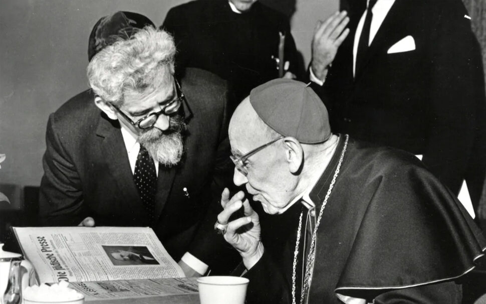 Abraham Heschel e il cardinale Bea.