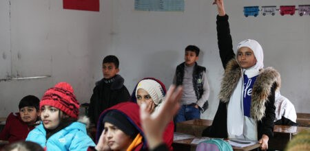 Una scuola del Jesuit Refugee Service a Bar Elias, in Libano (© Francesco Malavolta / Jesuit Refugee Service)