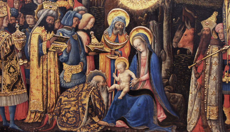 Antonio Vivarini e Giovanni D'Alemagna, Adorazione dei Magi.