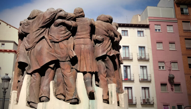 El abrazo, Madrid (Foto:Wikipedia)