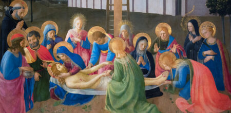 Compianto sul Cristo morto di Beato Angelico, Museo Nazionale di San Marco, Firenze.