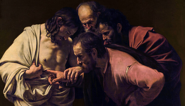 Incredulità di san Tommaso, Michelangelo Merisi da Caravaggio.