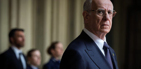Un fotogramma del film La grazia di Paolo Sorrentino.