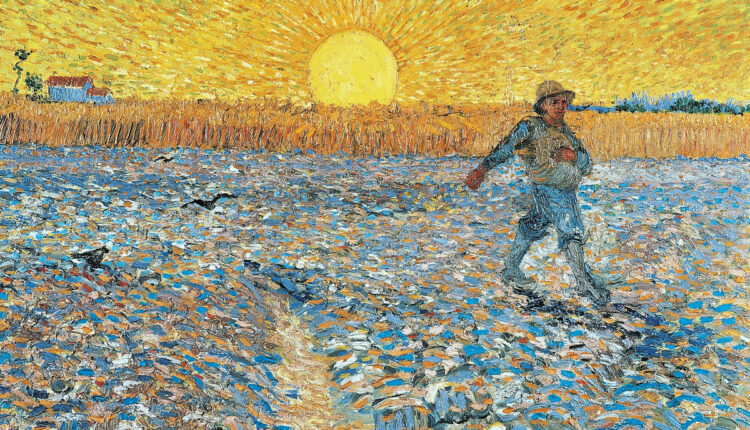 Seminatore al tramonto, Vincent van Gogh, Museo Kröller-Müller di Otterlo.