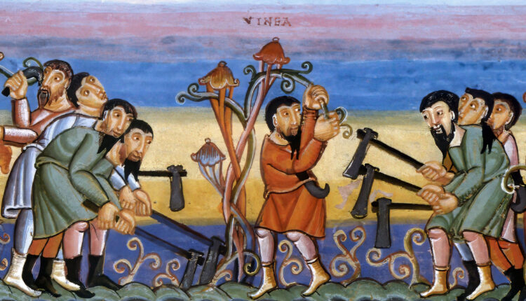 Parabola della vigna, Codex aureus Epternacensis.
