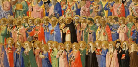 I precursori di Cristo con santi e martiri, Beato Angelico.